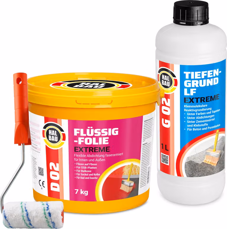 Lamina liquida 7kg balcone bagno vernice rullo 10cm profondo primer impermeabilizzazione esterno interno H206