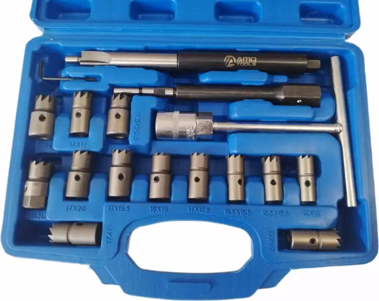 Bmw Audi Diesel Iniettore Sede Pulizia Set Taglierina