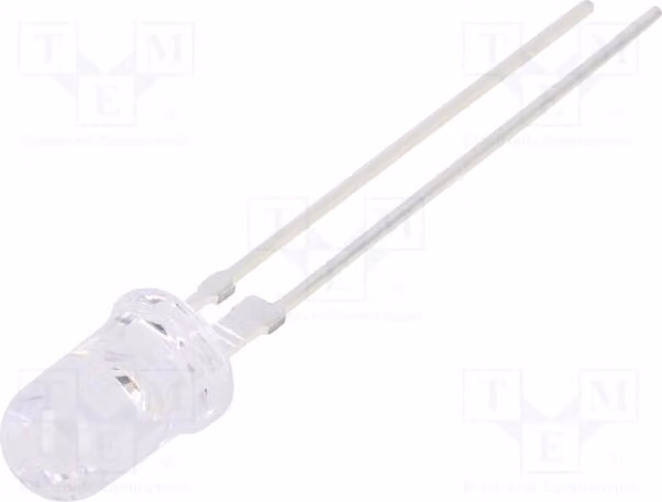 1 LED a montaggio superficiale (SMD) 5mm, modello OS5OKA5111Y, di tipo diodo, con le seguenti caratteristiche: diametro 5mm, flusso luminoso di 6-8 lumen, angolo di emissione di 15°, tensione di alimentazione di 2-2,8V, colore arancione, corrente di funzi