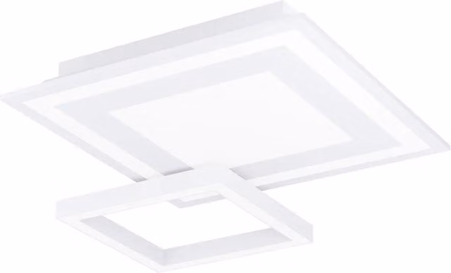 Plafoniera Moderna Savatarila-Z Acciaio Bianco 4 Luci Led Integrato 2,7W