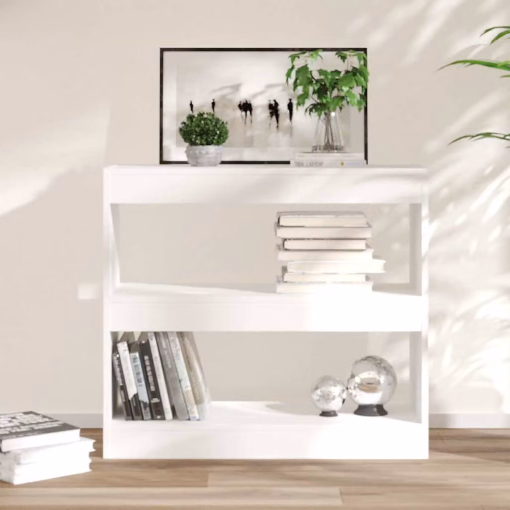Libreria/Divisorio vidaXL Bianco L 80 cm x P 30 cm x H 72 cm