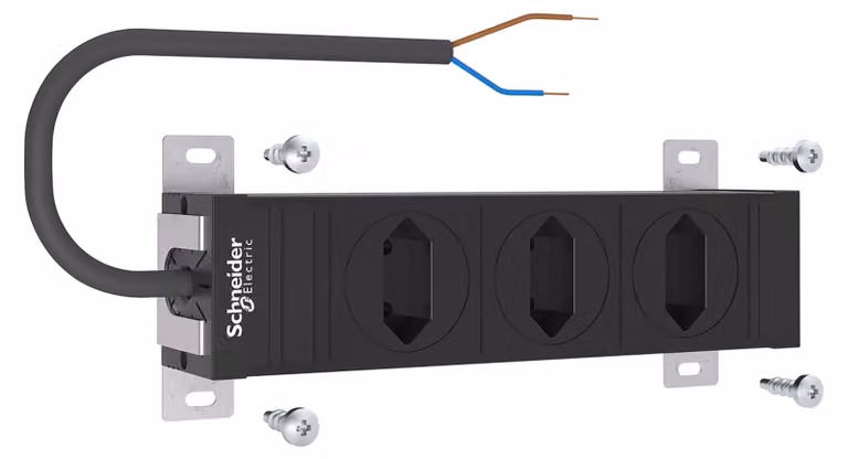 Cassetto ruotabile 3 volte da 0 a 90° - Cassetto multiplo nero ABNPE303P01