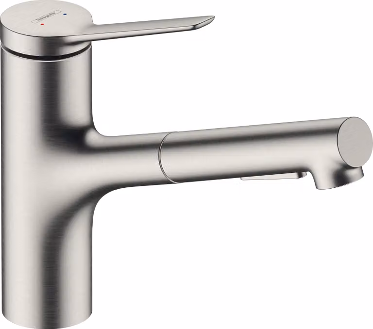 hansgrohe Zesis M33 Mitigeur monocommandé pour cuisine 150, 2 types de jets, sBox, 74821800, 74821800