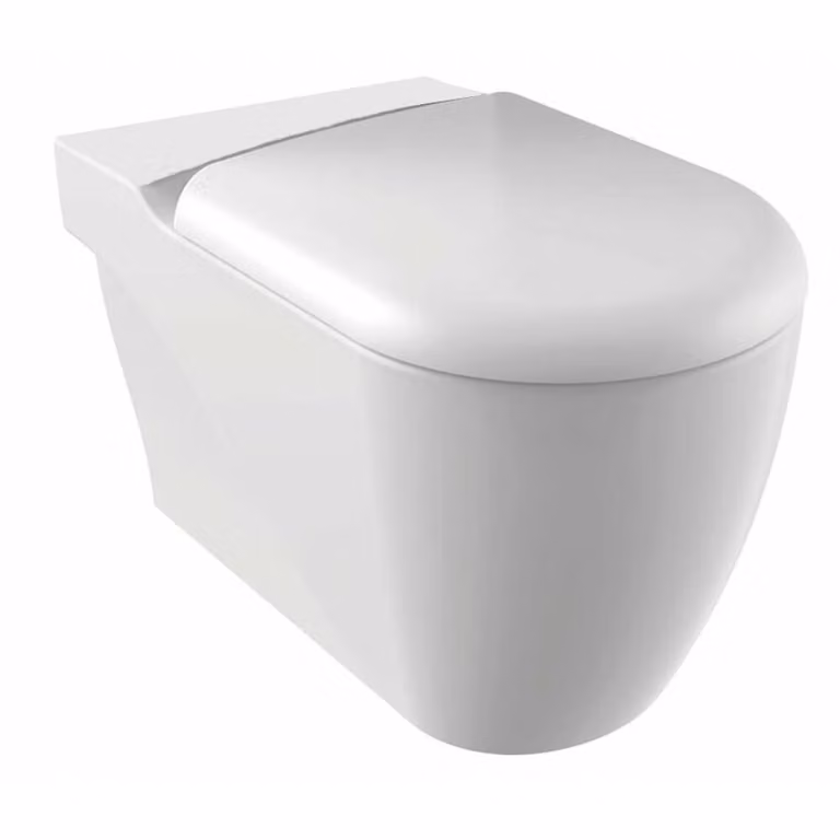 WC combinato GRANDE XL, 42x73 cm, scarico verticale/orizzontale, bianco
