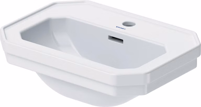 Duravit 1930 lave-mains, 50x36,5cm, avec trop-plein, 1 trou pour robinet, 0785500000, 0785500000