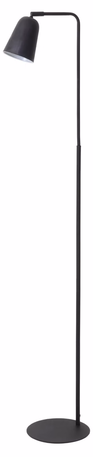 Lampada da terra - nero - Salomo - metallo - lampada da lettura - E27 - 1819412 - Light & Living