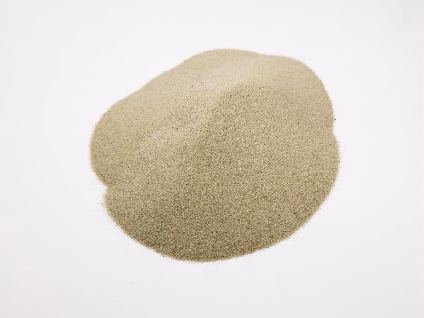 Sabbia di quarzo come materiale di base per la formatura in fonderia, peso: 1 kg, combinazione: 100 g di talco