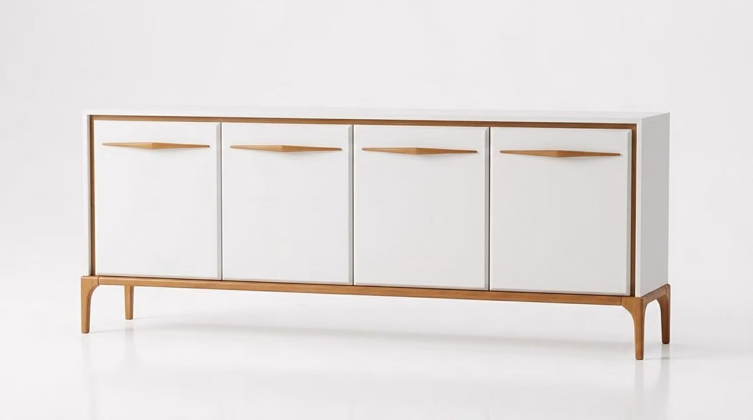 Konsole Spiegel Wohnzimmer Stil modern weiß bequem komfortabel praktisch
