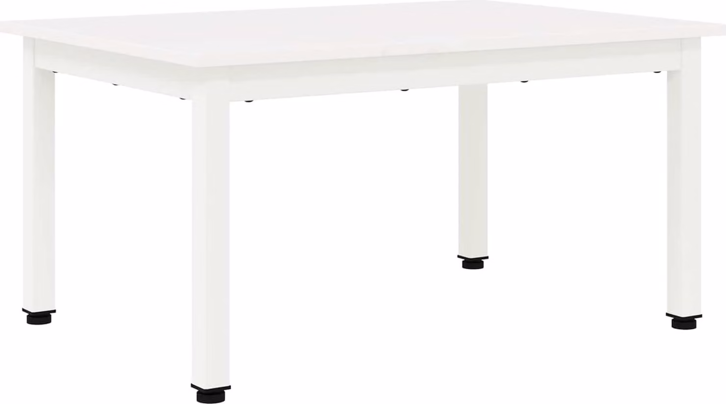 Tavolino SYFAX™ bianco 60 x 50 x 36 cm in legno di pino massiccio