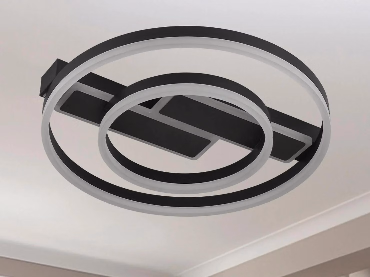 Lampada a soffitto a LED con telecomando, 80W - J3363/B