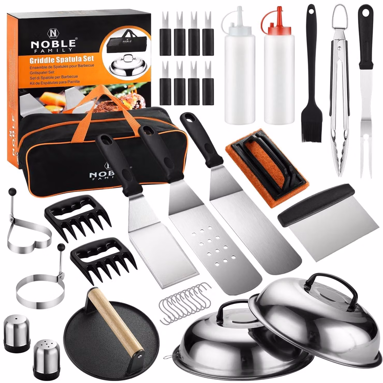 Omgoods - Set di 38 accessori professionali per piastra da cottura