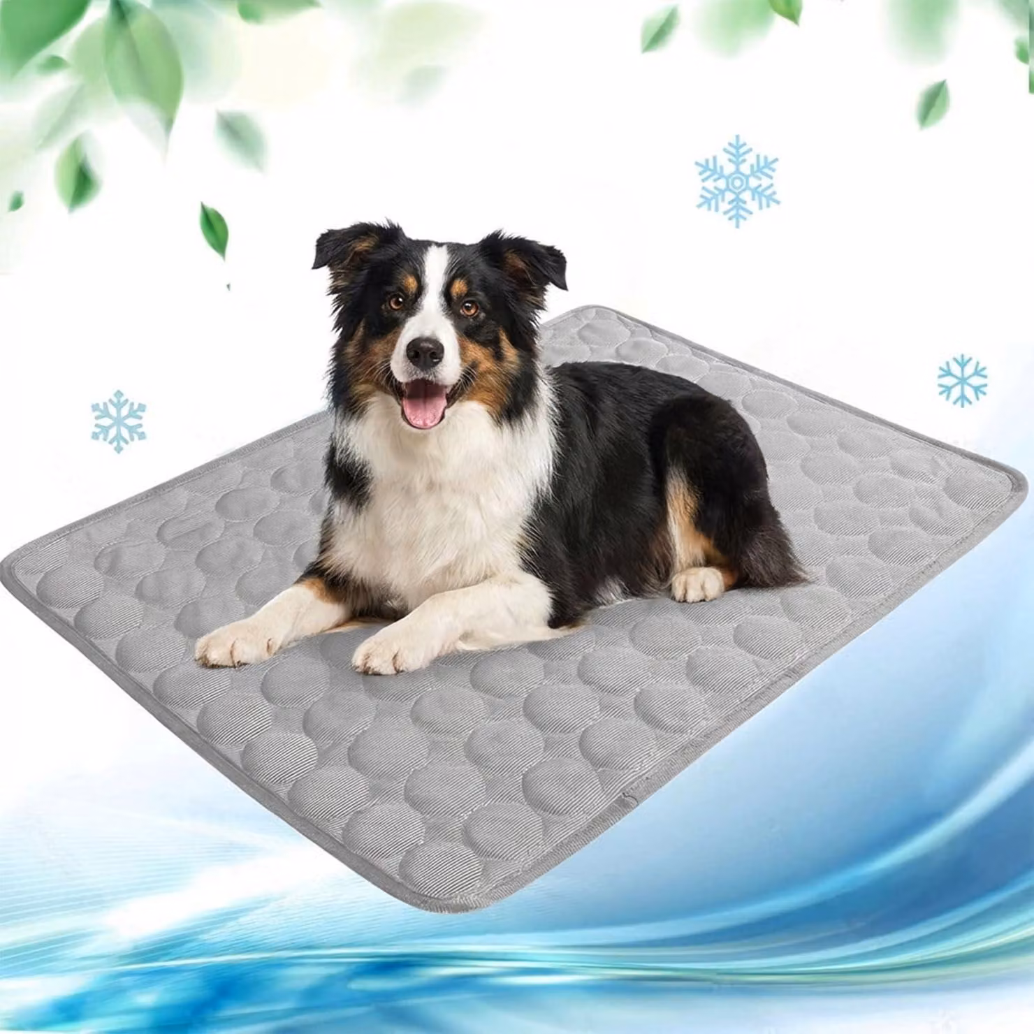 Tappetino refrigerante per cani e gatti, auto-raffreddante, lavabile, 100x70 cm