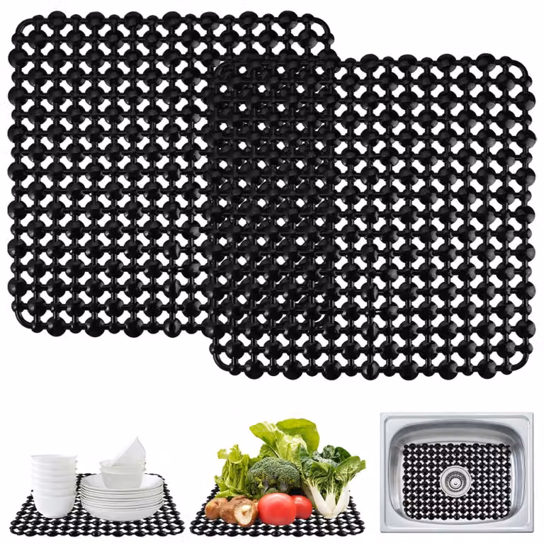 Accessori per la cucina: tappetini per lavello – flessibili e resistenti al calore – per lavelli da cucina