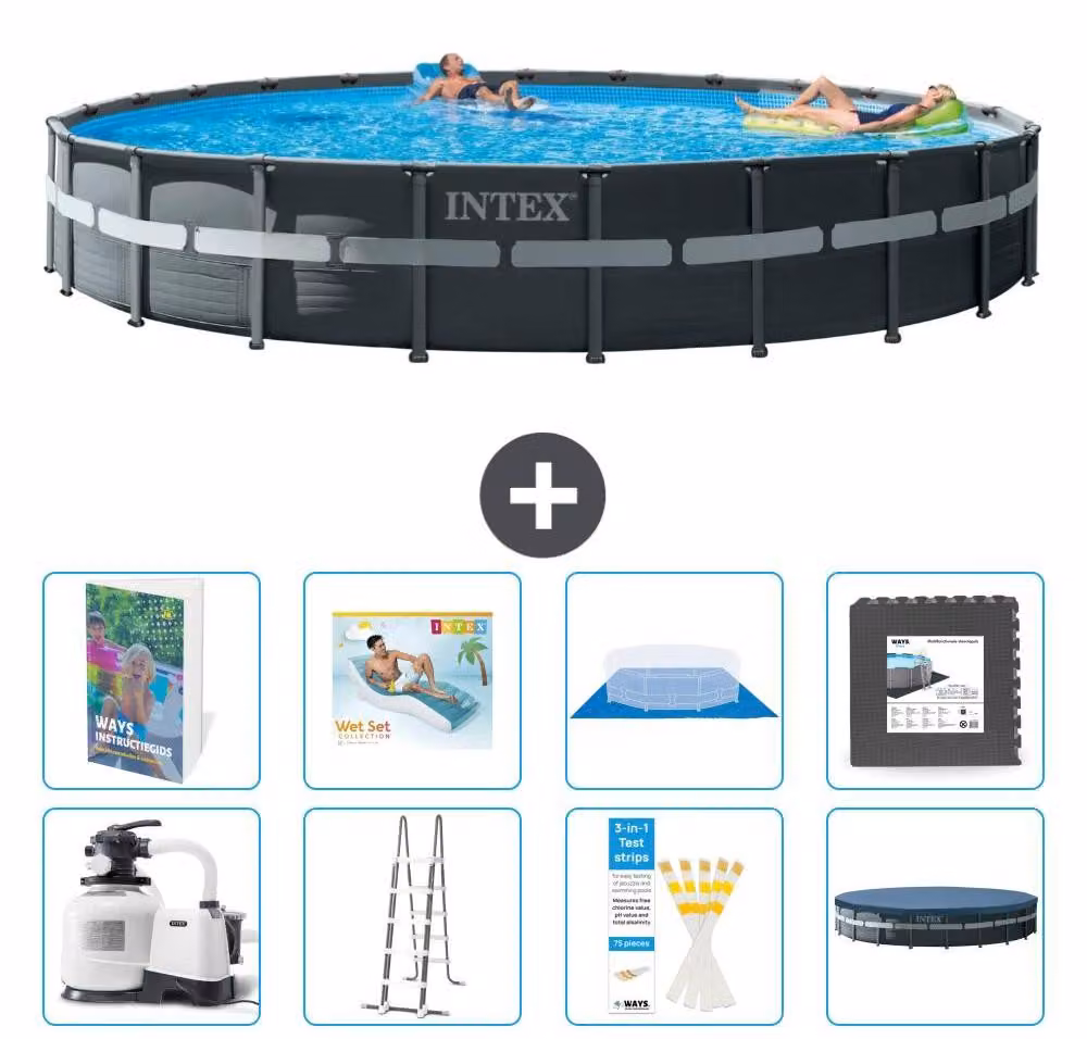 Ultra XTR Pool Rund - 732x132 cm - Set da 7 pezzi, modello S533