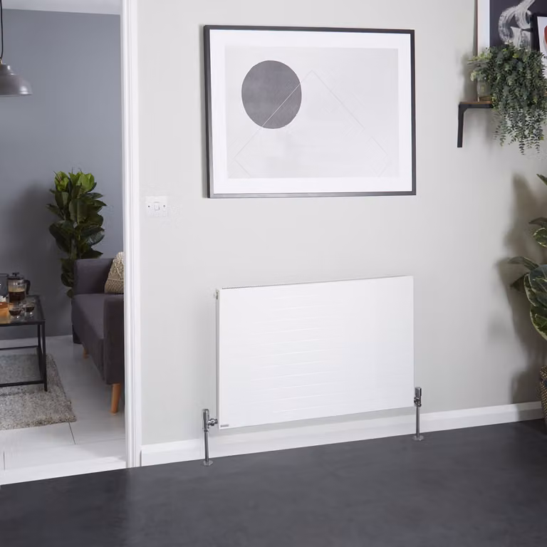 Radiatore Convettore Orizzontale Bianco - Pannello Singolo - 600mm x 900 mm - Stelrad Vita Deco K1