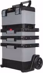 Carrello porta attrezzi Stanley FatMax 3 in 1 in metallo grigio e nero L/P/H: 56,8 x 38,9 x 89,3 cm – 1