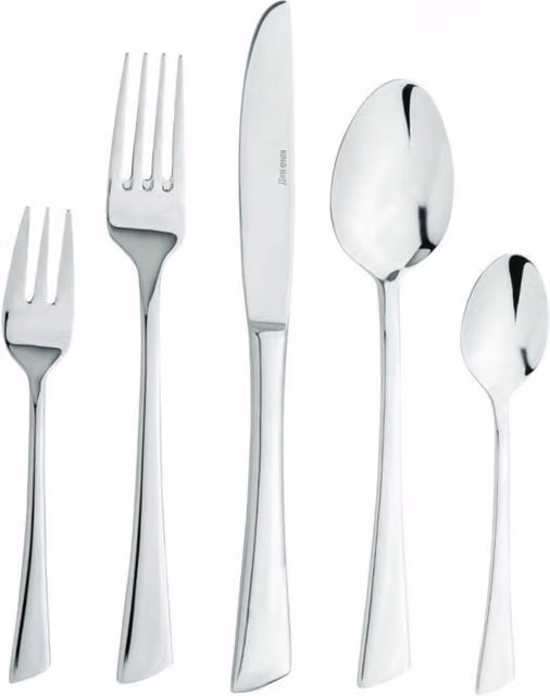 Set di posate Kinghoff KH-3520 in acciaio inossidabile color argento lucido, 72 pezzi