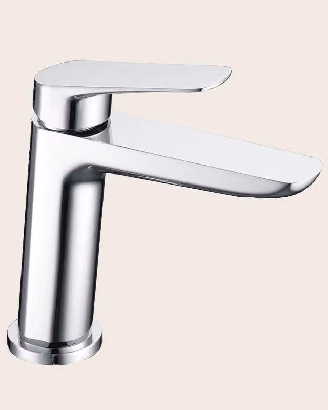 Miscelatore lavabo Totem in ottone cromo