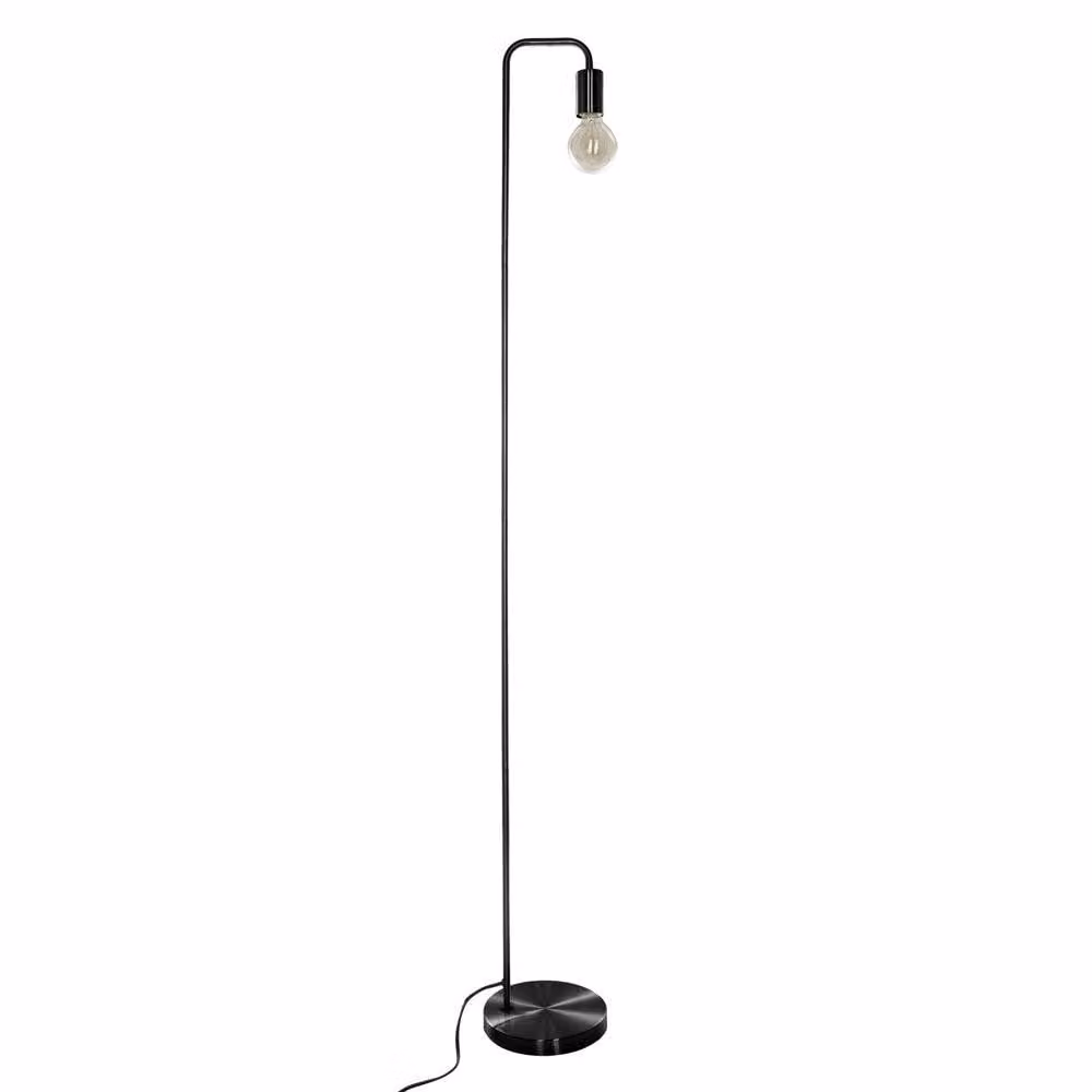 Lampada da terra in metallo, industriale, altezza 150 cm