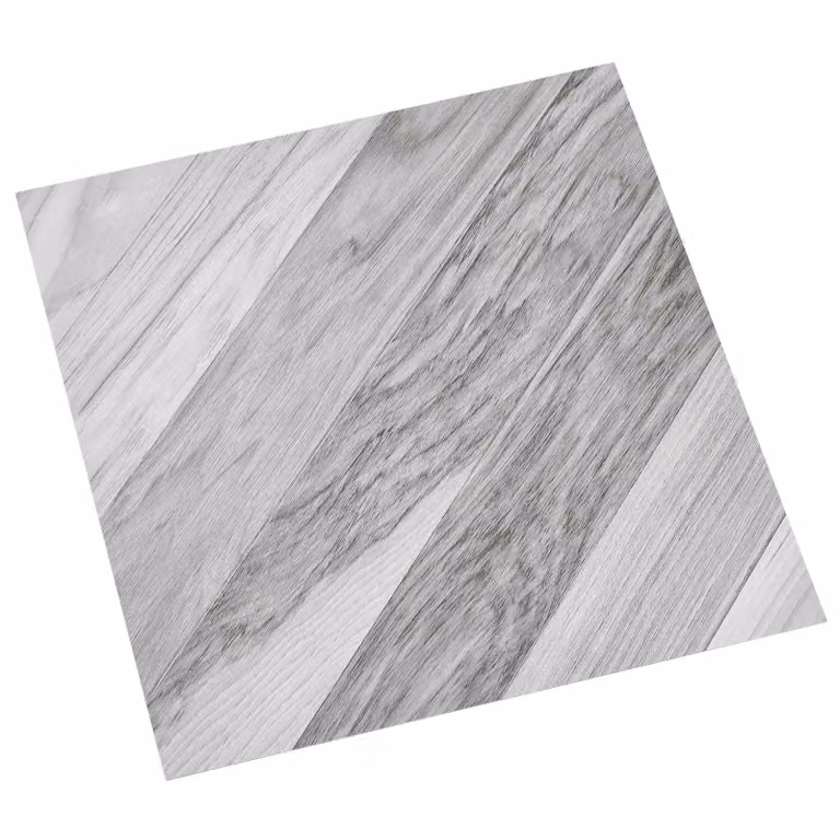 Plance per pavimentazione autoadesive vidaXL effetto legno grigio, L: 30,5 cm, P: 30,5 cm, H: 0,5 cm