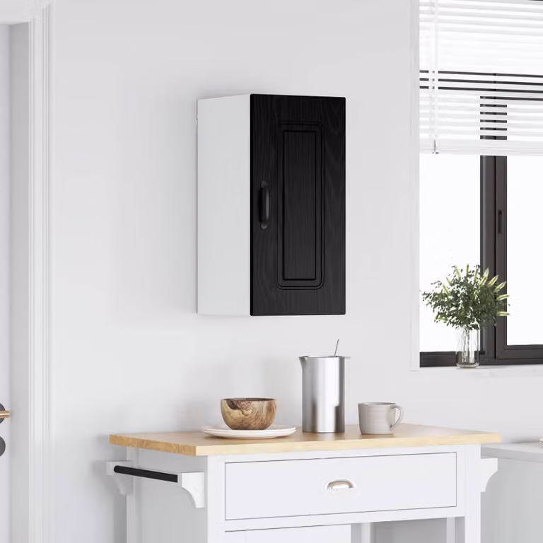 vidaXL Pannello per lavastoviglie Kalmar Nero Rovere L: 30 cm, P: 31 cm, H: 60 cm