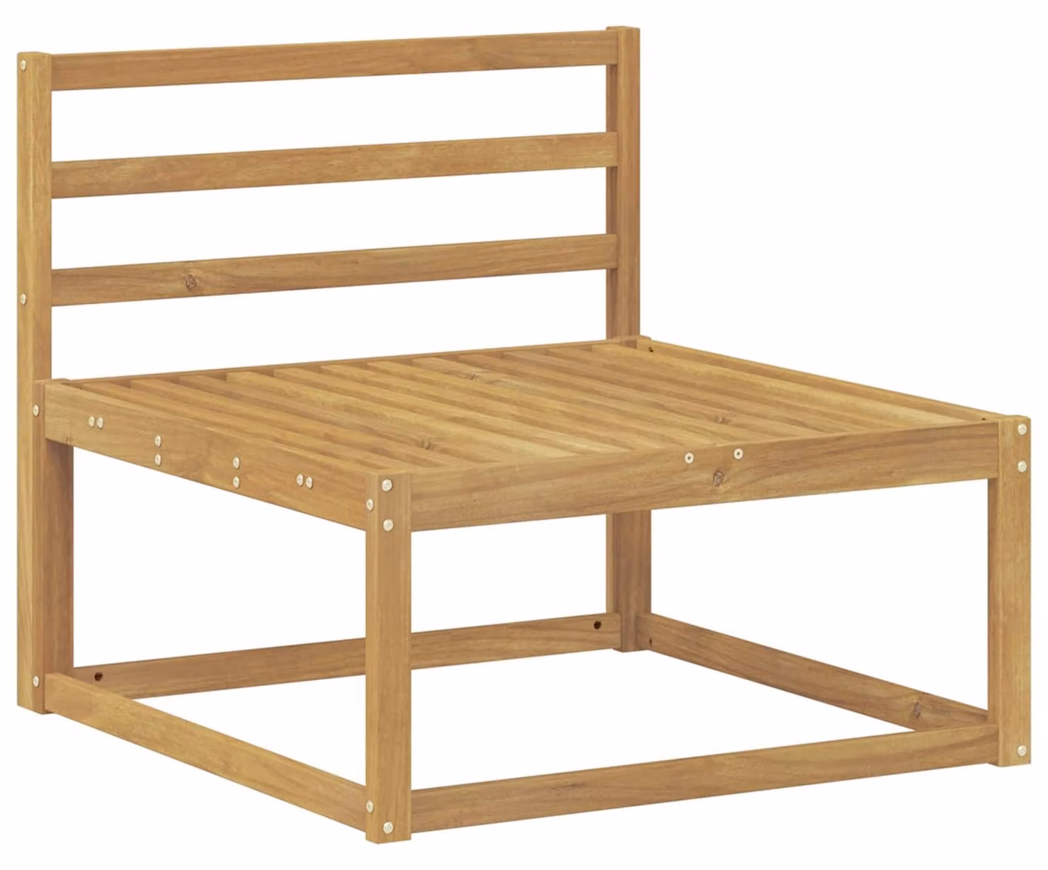 Divano centrale per esterno Bianco 79 x 83 x 73 cm