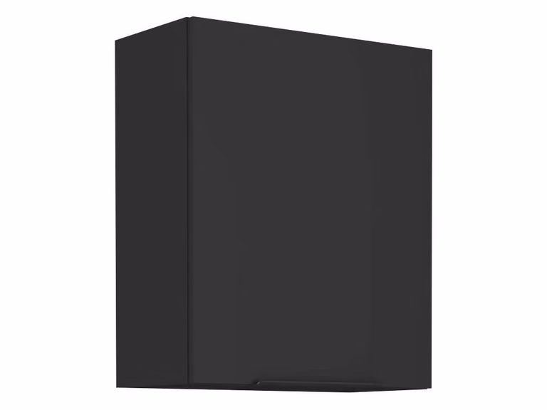 Mobile cucina superiore SAJU - larghezza 60 cm, nero