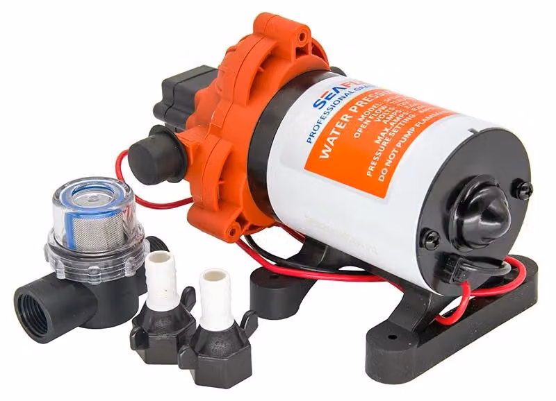 Pompa per acqua - Serie 33 - Autoadescante - Interruttore di pressione automatico - 12 V - 3 GPM - 45 PSI - 1/2-14 MNPT