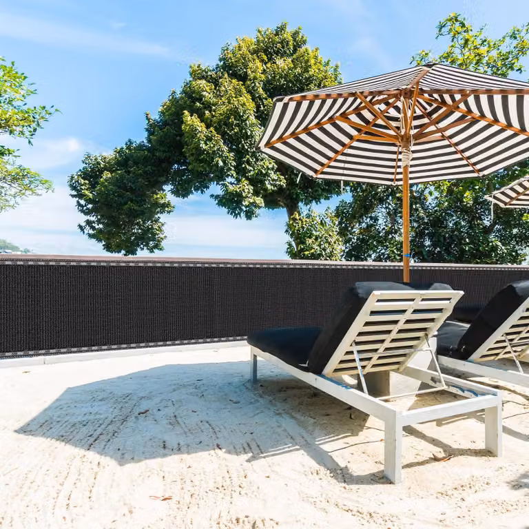 Tenda da giardino protettiva e decorativa, dimensioni 1,5 x 15 metri, con protezione UV