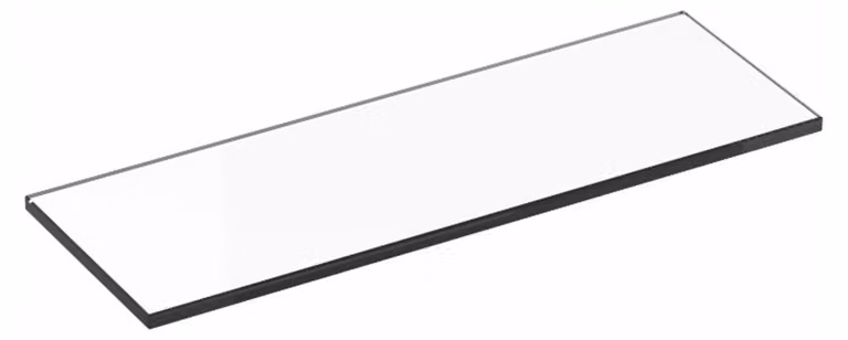 KEUCO PLAN Cristallin-plaque en verre mat en bas, 350x120mm, 14910005300, 14910005300