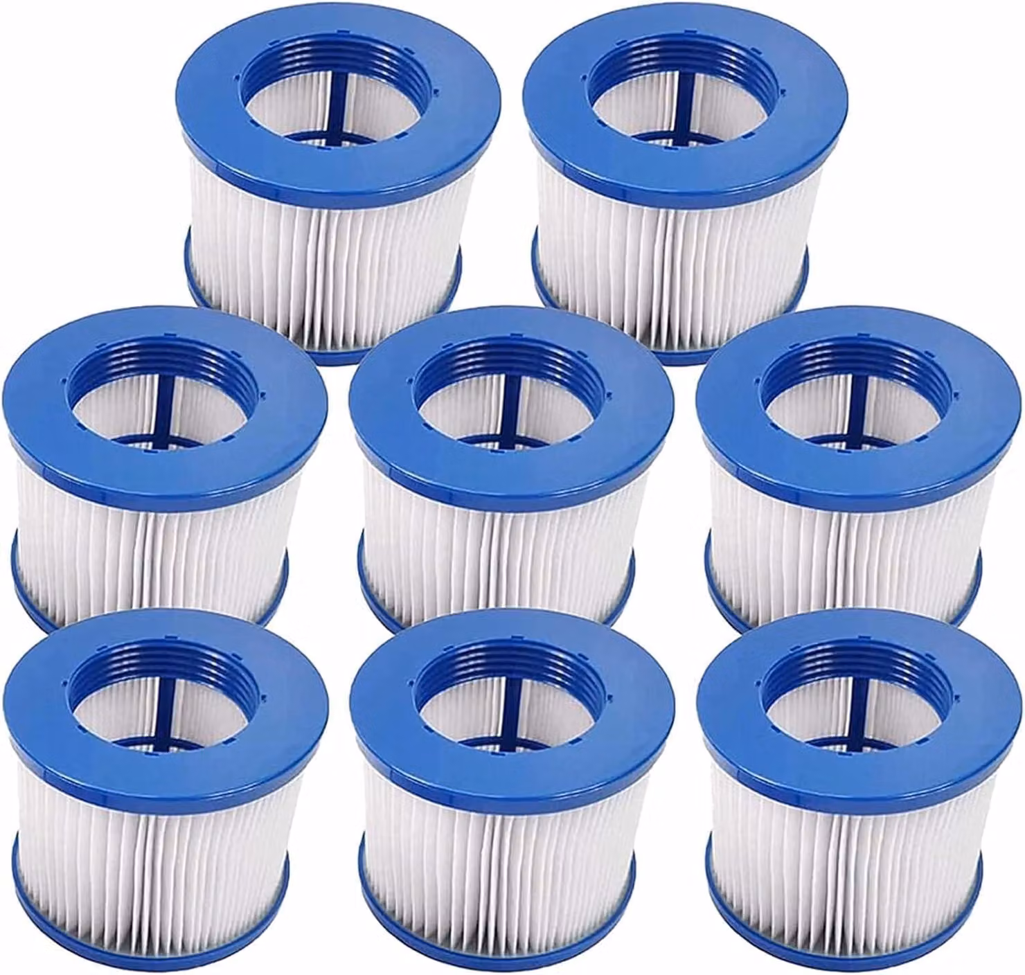 Filtro per spa gonfiabili e vasche idromassaggio - 75 x 100 mm - confezione da 8 pezzi