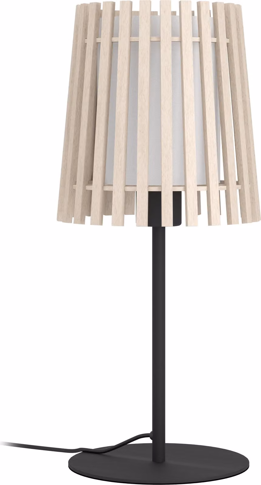 FATTORIA lampada da tavolo illuminazione da tavolo - H45 x Ø20 cm - nero - 1X25W escl. - IP20