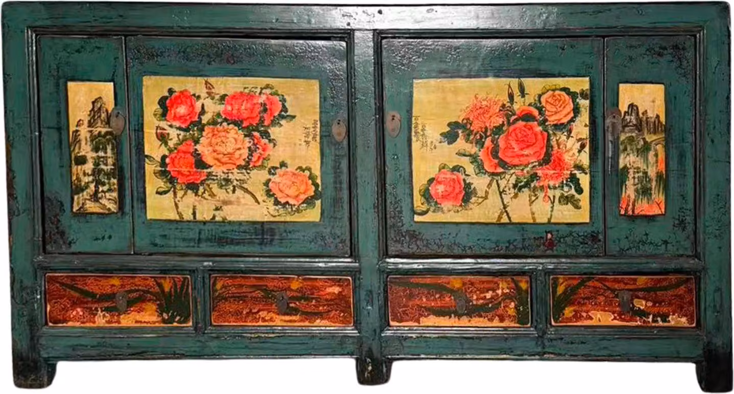Fine Asianliving Comò cinese Credenza cinese Armadi cinesi Mobili cinesi Armadio Orientale Asiatico 171x40x87