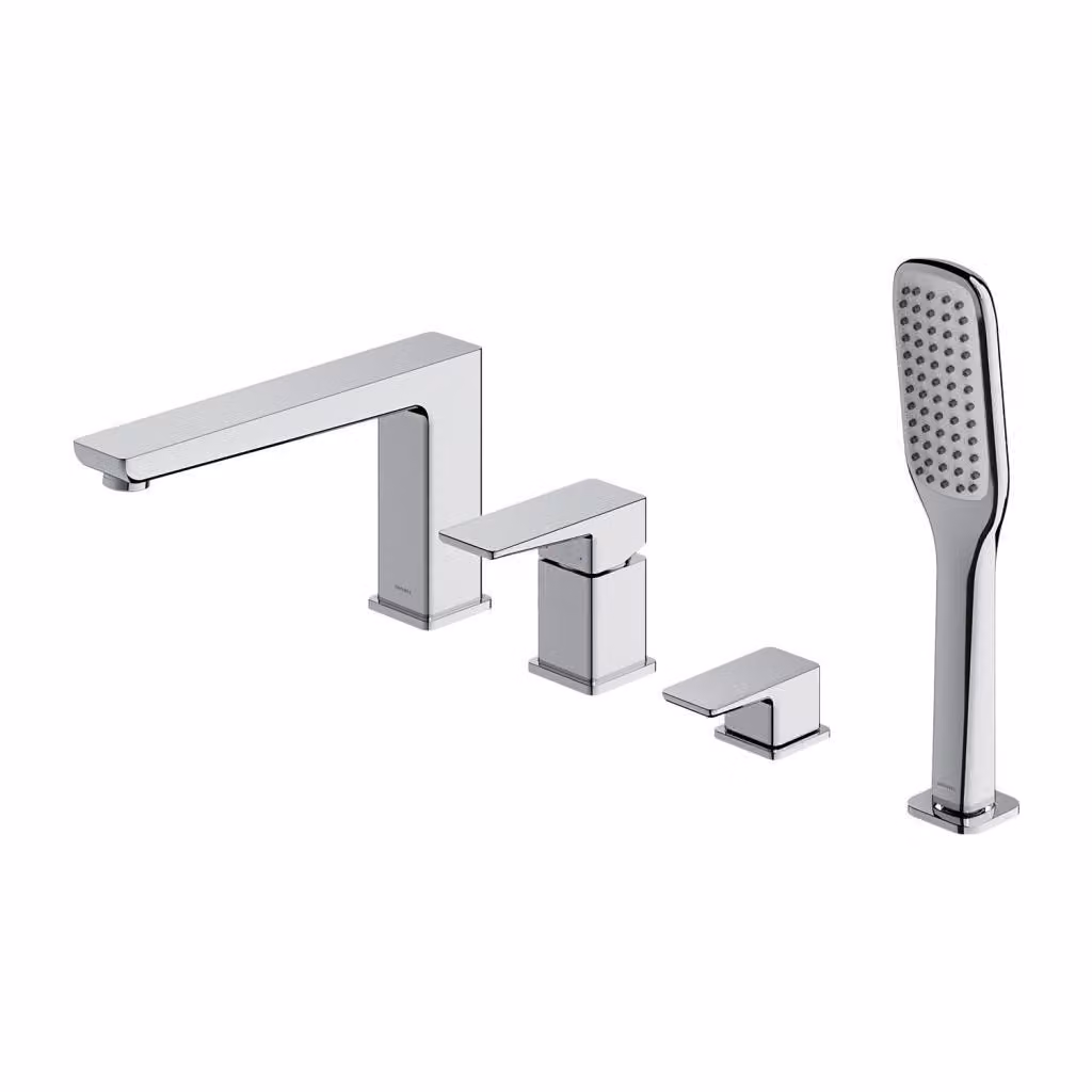 Omnires PARMA PM7432CR Rubinetto per vasca a 4 fori, cromato