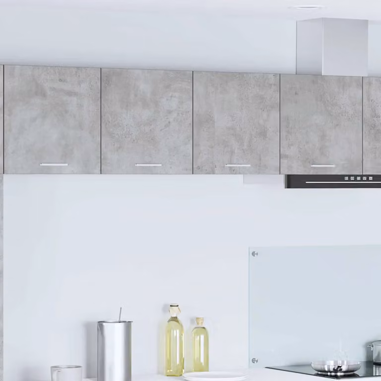 Armadio pensile da cucina vidaXL moderno in MDF Grigio, L 80 cm x P 31 cm x H 40 cm