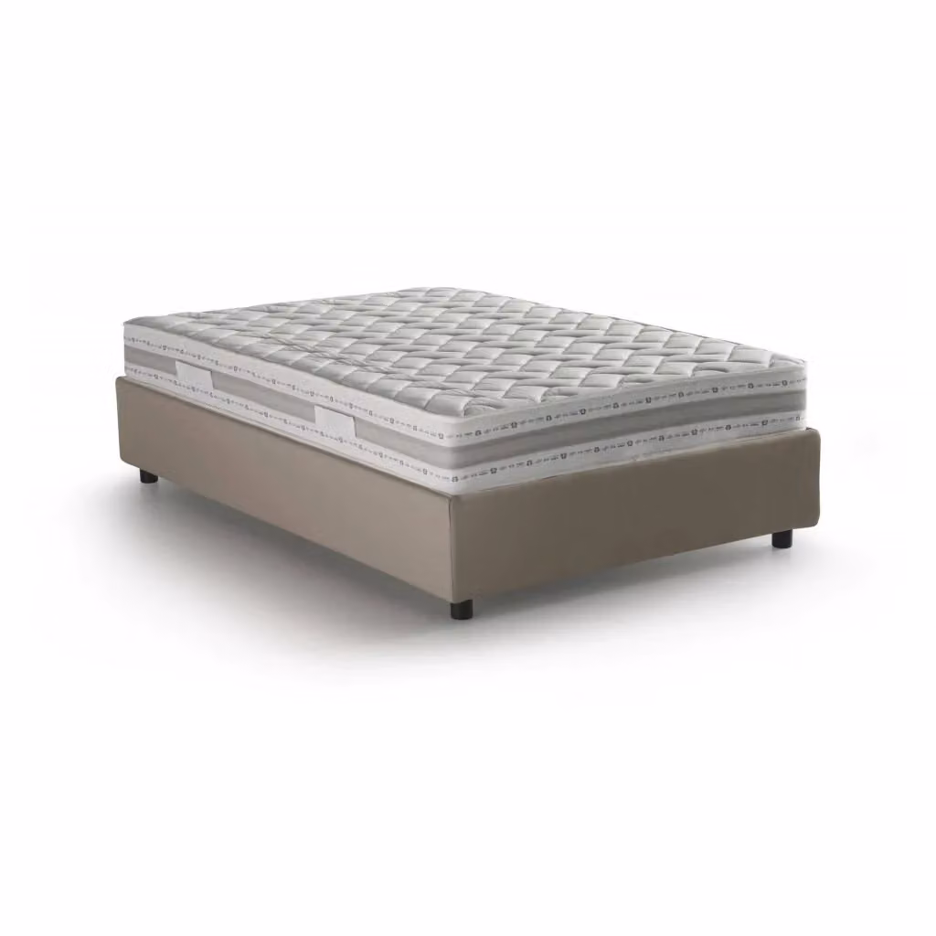Letto Atar Talamo Italia con Materasso Incluso, Grigio, L/P/H: 205 x 120 x 32 cm – 2