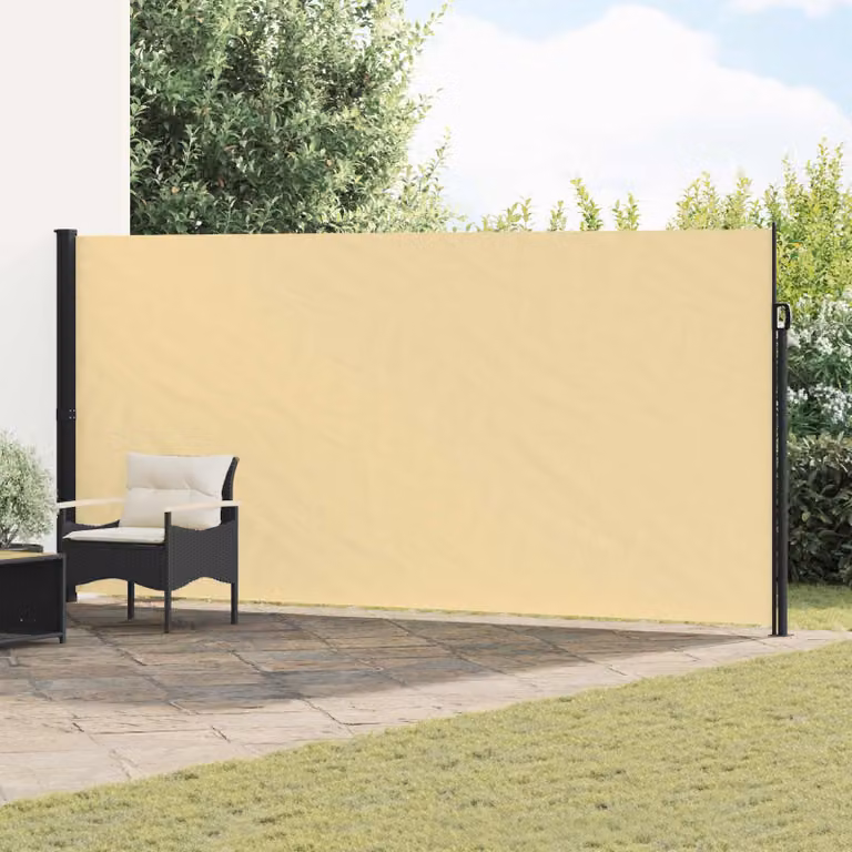 Tenda laterale retrattile vidaXL in poliestere e acciaio, L: 300 cm, H: 220 cm