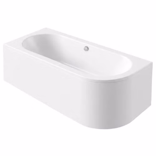 Rea - Vasca Bagno Orion sinistra - Acrilico - Bianco - 169,5 x 75 x 56 cm
