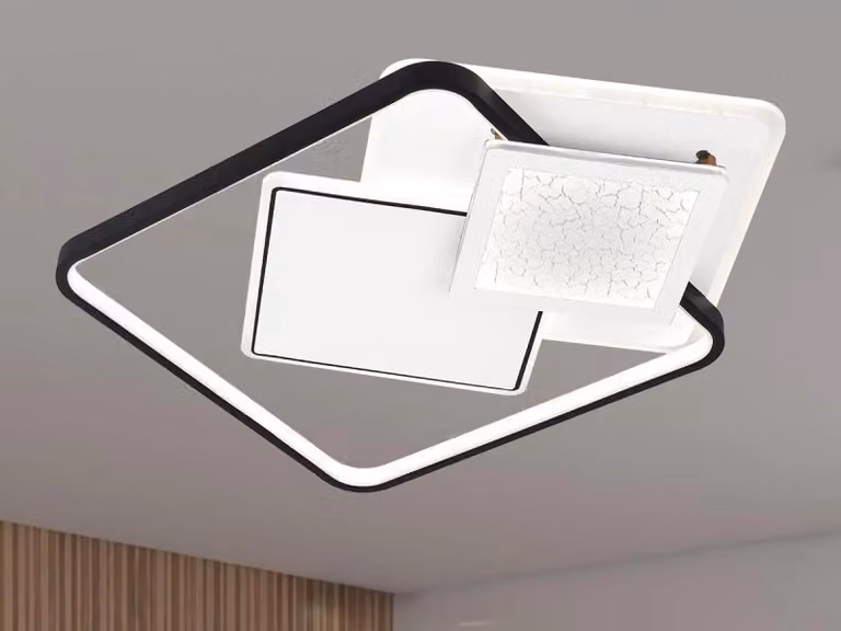 Lampada a soffitto a LED con telecomando, 85W - J1334/W