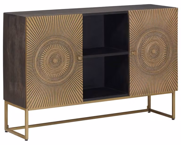 Credenza Ottone 105 x 30 x 70 cm