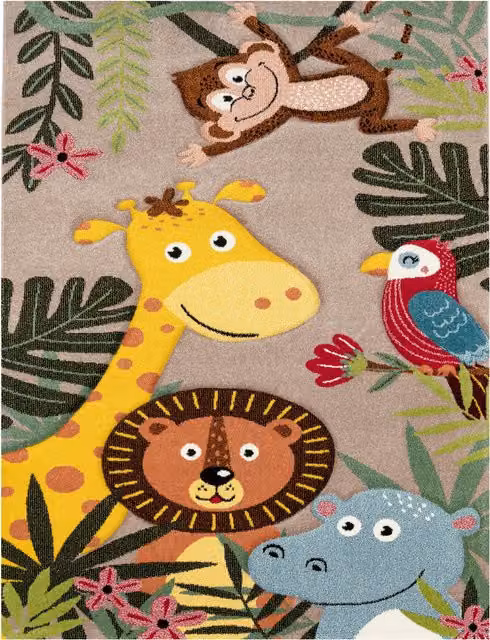 Tappeto per bambini Diamora beige L: 140 cm, P: 200 cm – 1