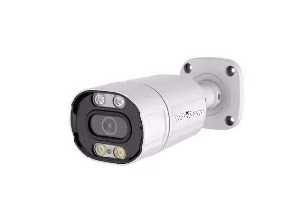 Telecamera bullet PoE IP, 4MP, audio, corpo in metallo, visione notturna a colori, sirena, IP66