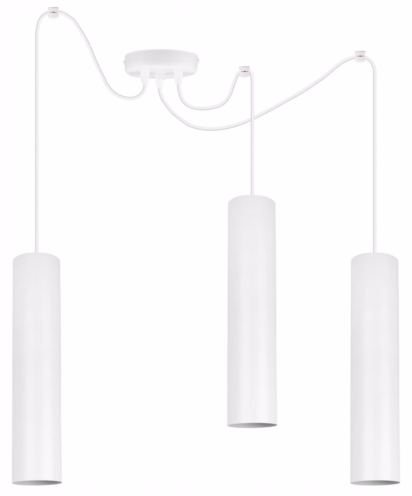 Moderna Lampada A Sospensione Bianca A Led
