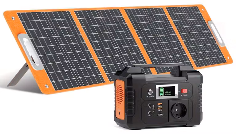 Power station – Batteria portatile – Accumulatore mobile – Generatore per campeggio – Batteria da 151 Wh – Uscita AC da 200 W