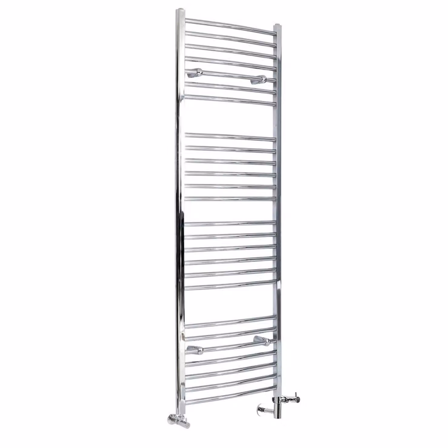 Scaldasalviette Misto Curvo - Termoarredo Bagno Cromato - 1800 x 500mm - 480W - Kent