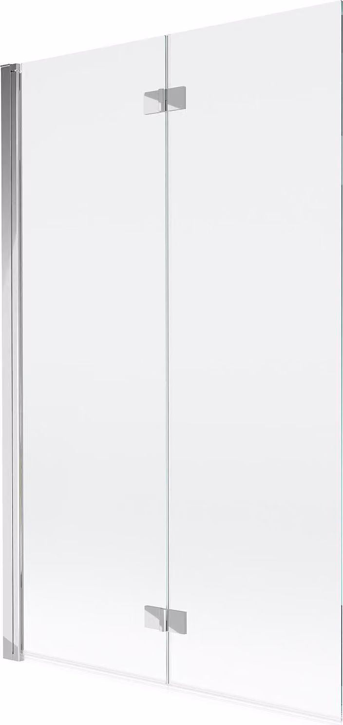 Mexen Mist paratia per vasca da bagno a due ante, sinistra, 110 x 150 cm, trasparente, cromo - 8A9-110-002-01-00-L