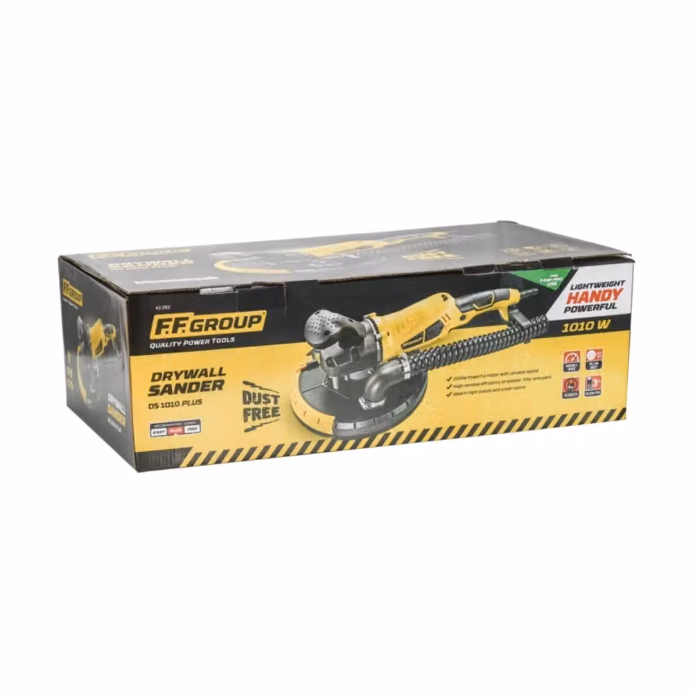 Levigatrice per muri FF Group DS 1010 Plus da 1010W per uso semi professionale, colore giallo – 2