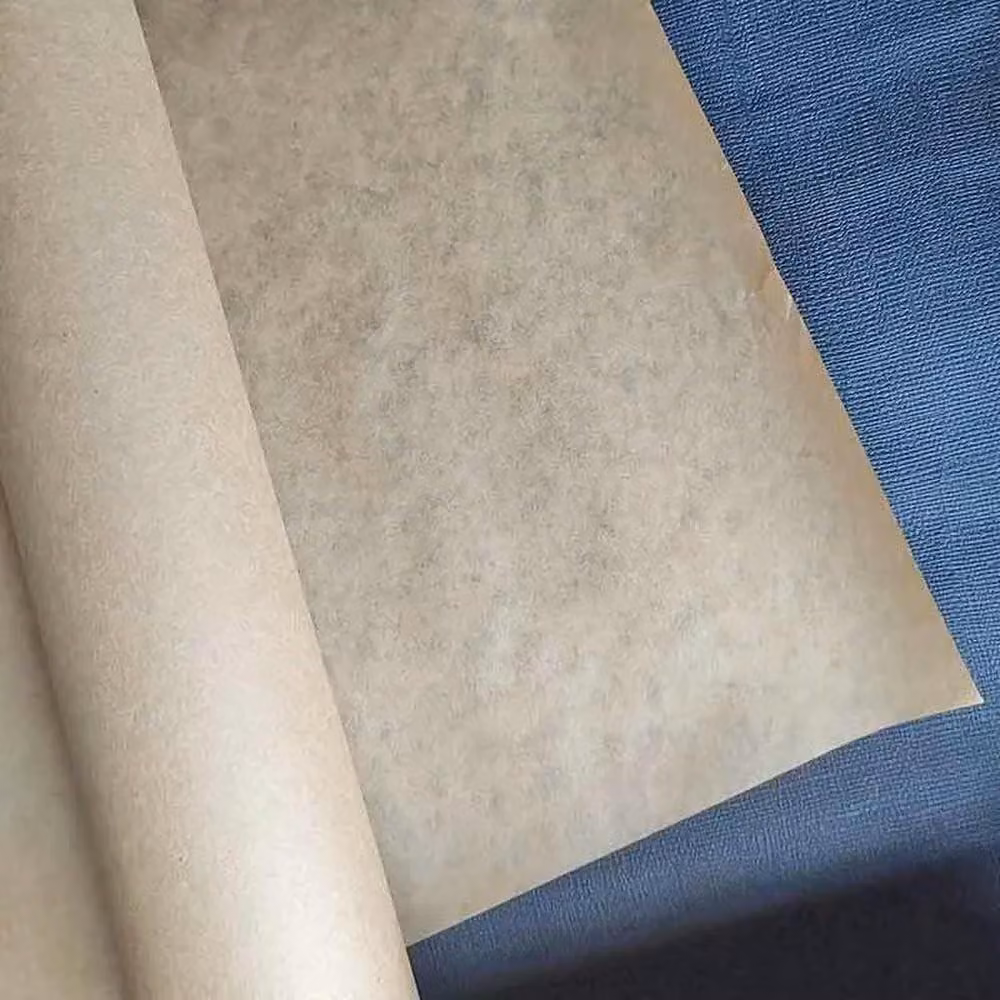 Carta kraft quadrata, 50x50 cm, 40 fogli - Bianco e marrone