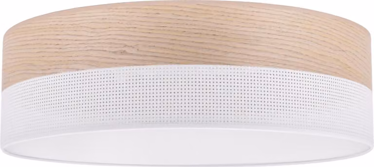Lampada da soffitto Wood Plexi white 50cm E27 classic oak