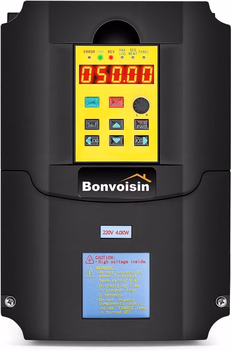 Inverter/convertitore di frequenza da 4 kW, 220 V, per motori, monofase o trifase